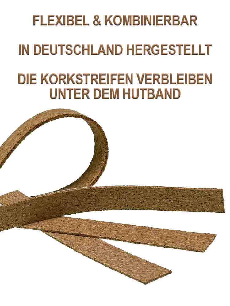 Korkstreifen für SPEXTER Leder-Kappen