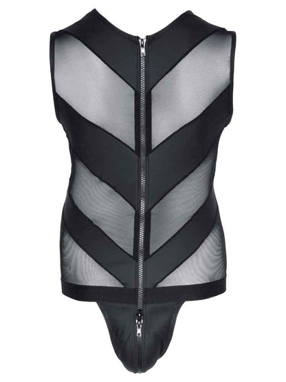 Singlet Jockstrap mattlook schwarz