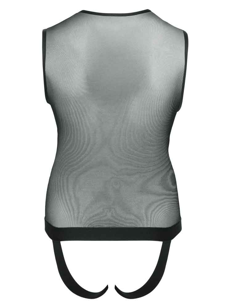 Singlet Jockstrap mattlook schwarz