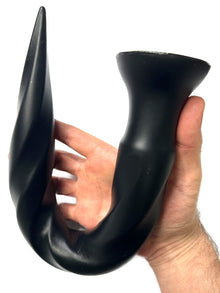 Long Tail Soft Butt Plug 42cm - medium schwarz