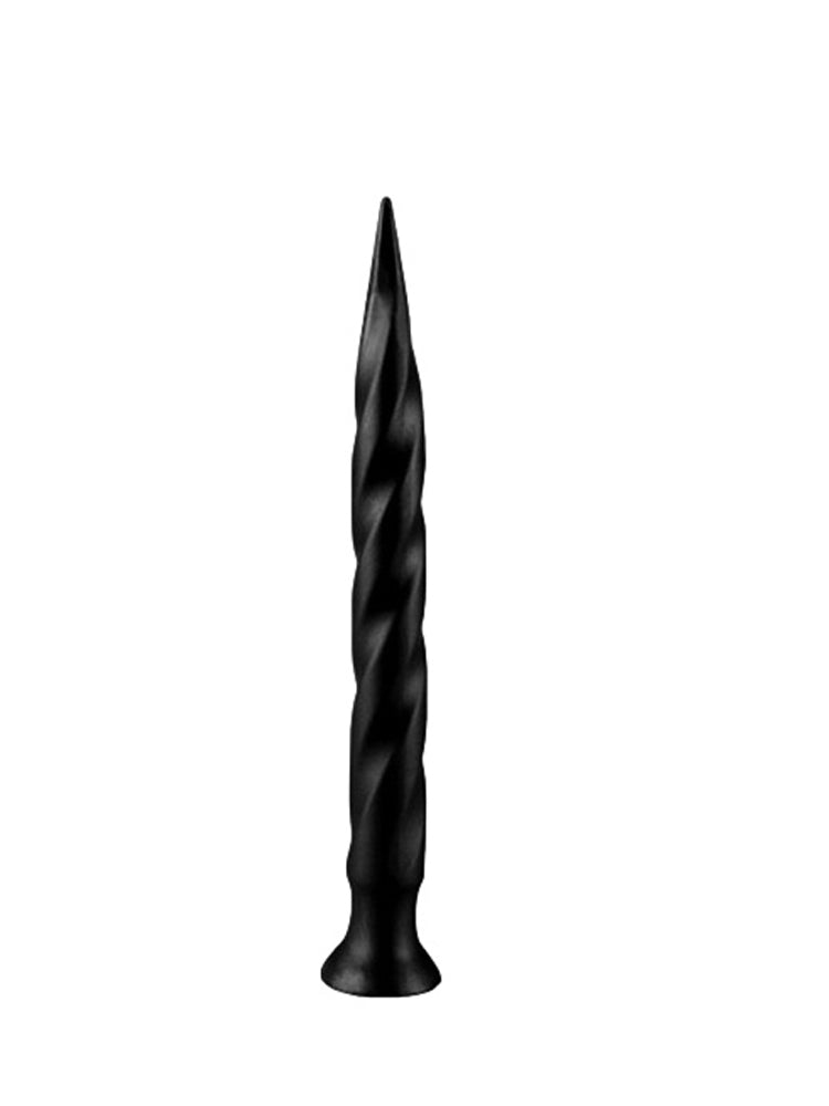 Long Tail Soft Butt Plug 34cm - small schwarz