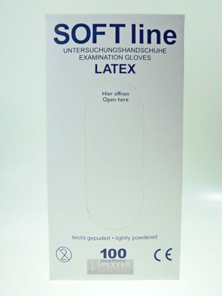 Latex Einmal-Handschuhe - 100er Pack