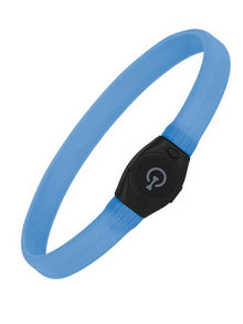 LED Puppy Halsband hellblau