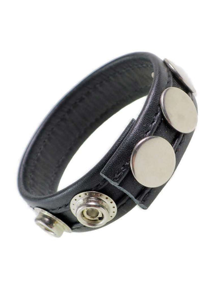 Leder-Cockring schwarzer Streifen