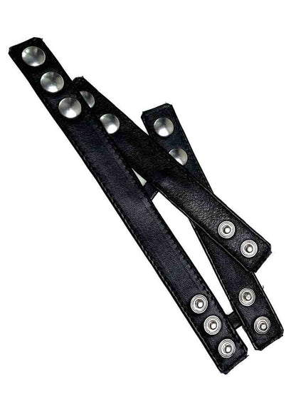 Leder Dreifach-Cockring