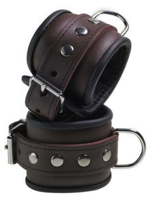 Leder-Fussfessel, schwarzbraun - 6,5cm