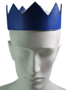 Leder-Krone für Kings and Queens - blau