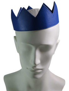 Leder-Krone für Kings and Queens - blau