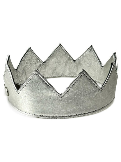 Leder-Krone für Kings and Queens - silber