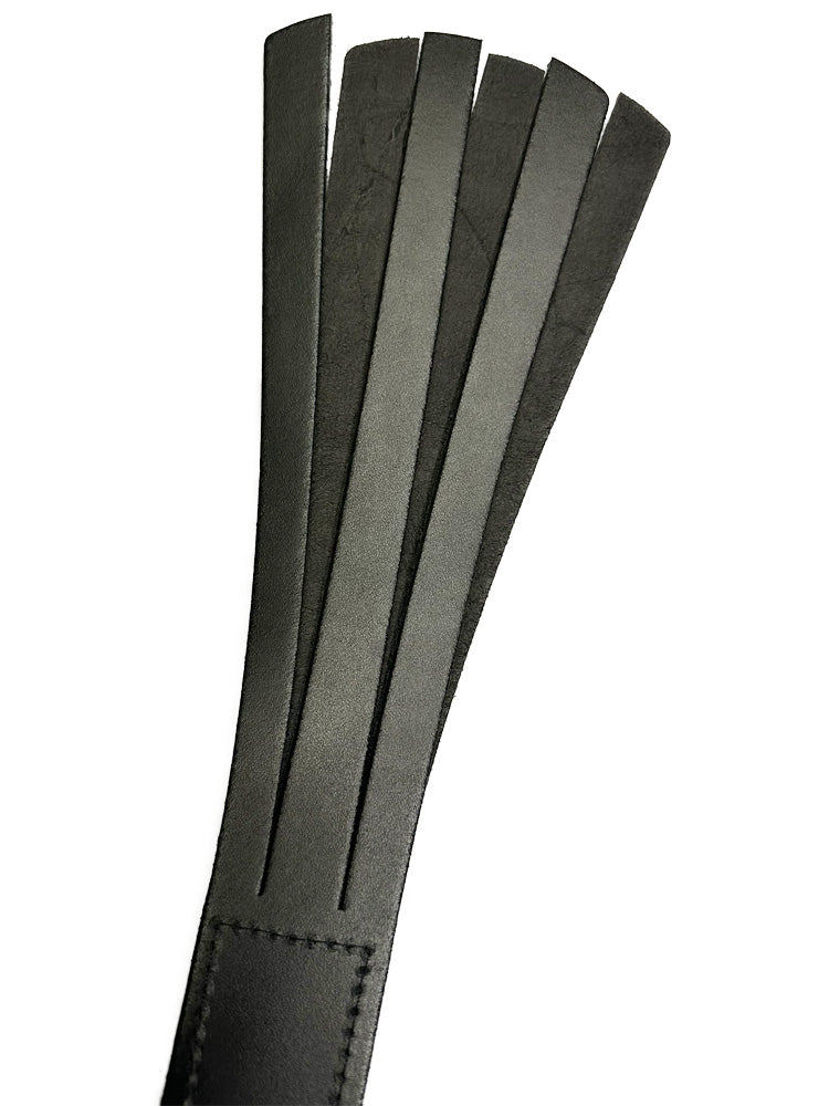 Leder-Paddel Peitsche 6 Zungen 42 cm