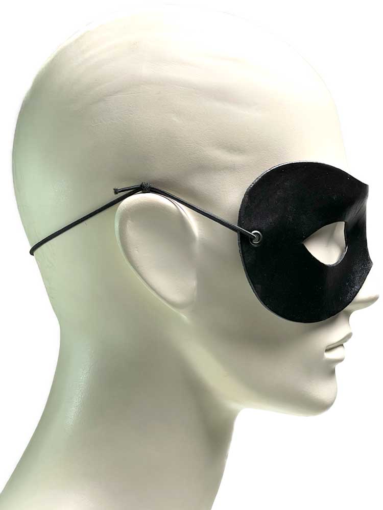 Lederaugenmaske Handmade Modell ONE
