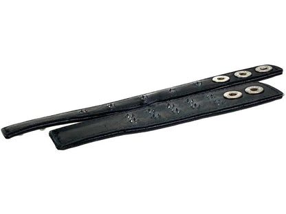 Leder Duo Cockring 21/35 mit Spikes