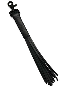 Flogger aus Riemen schwarz 35 cm