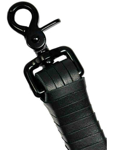 Flogger aus Riemen schwarz 35 cm