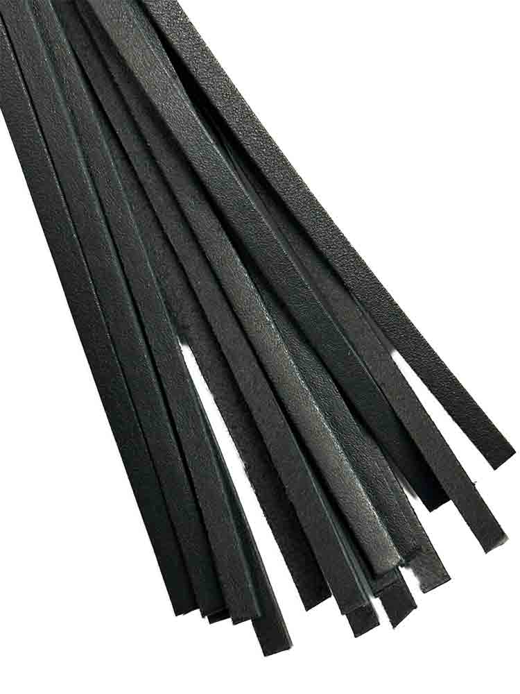 Flogger aus Riemen schwarz 35 cm