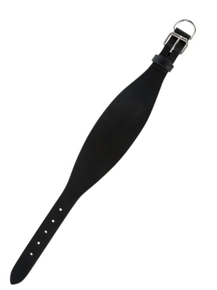 Leder-Halsband schwarz