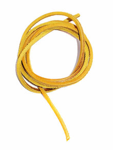 Lederband 1 Meter GELB