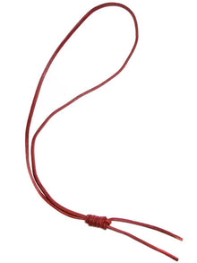 Lederband mit Henkerknoten - rot