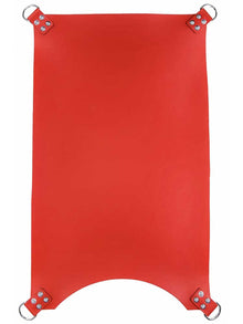 Sling aus Leder Ledermatte 100x60cm rot
