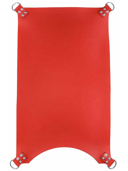 Sling aus Leder Ledermatte 100x60cm rot