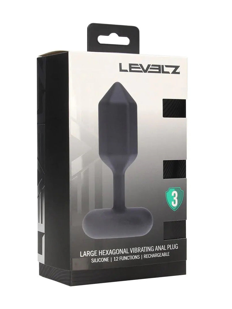LEVELZ Hexagonal Vibro-Analplug large