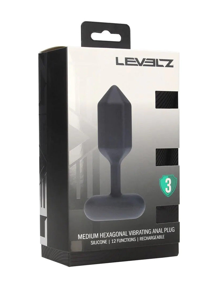 LEVELZ Hexagonal Vibro-Analplug medium