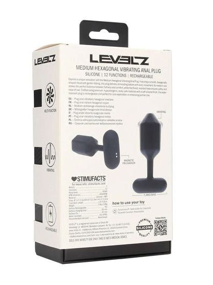 LEVELZ Hexagonal Vibro-Analplug medium
