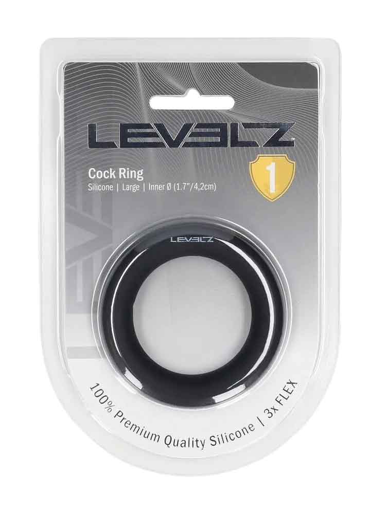 LEVELZ Silikon Cockring Large - schwarz