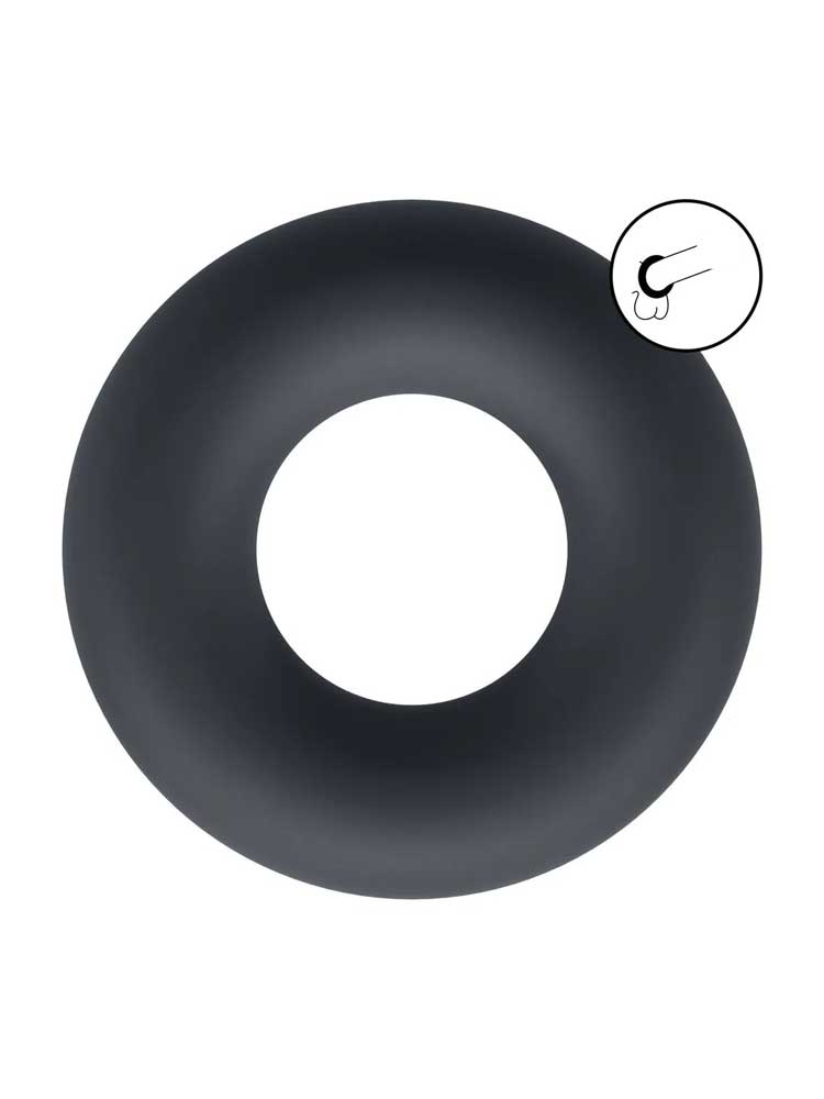 LEVELZ Silikon Cockring Medium - schwarz