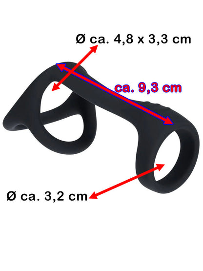 LEVELZ Tri-O-Shaft Cock & Ball Ring
