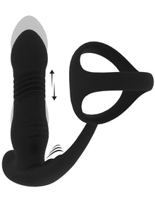 LEVELZ Vibrierender Stoss-Prostatamassager mit Cockring