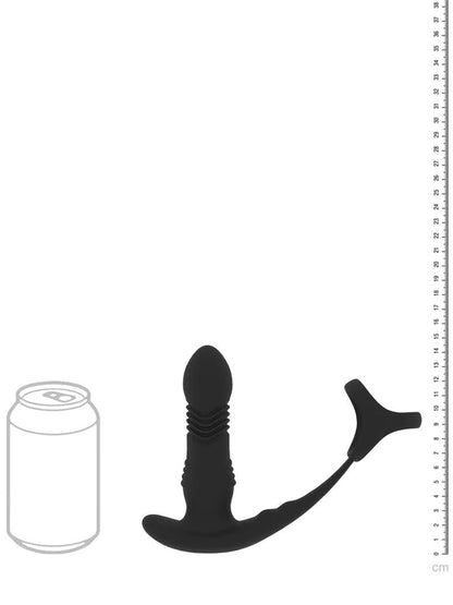 LEVELZ Vibrierender Stoss-Prostatamassager mit Cockring