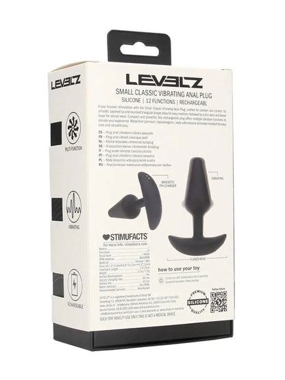 LEVELZ Classic Vibro-Analplug 117x32mm small