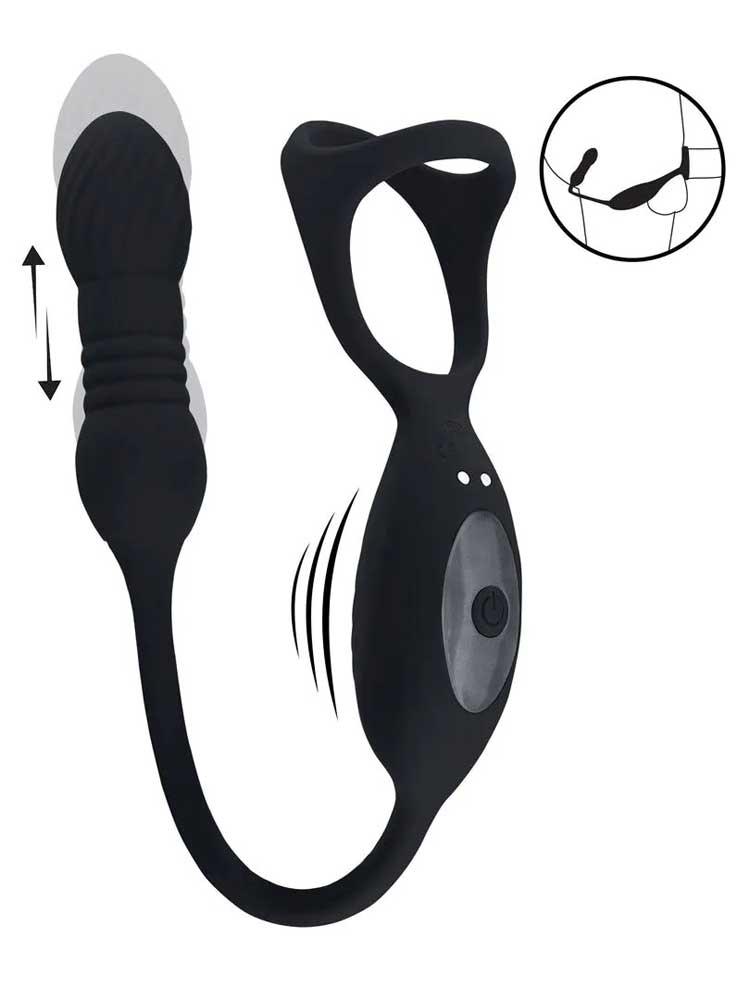 LEVELZ Vibrierender Stoss-Stimulator mit Cockring