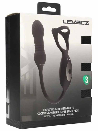 LEVELZ Vibrierender Stoss-Stimulator mit Cockring