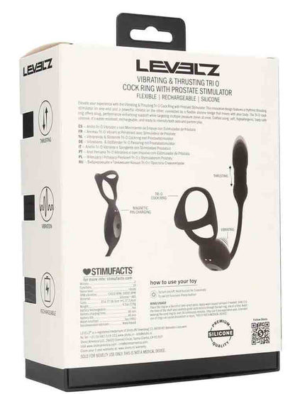 LEVELZ Vibrierender Stoss-Stimulator mit Cockring