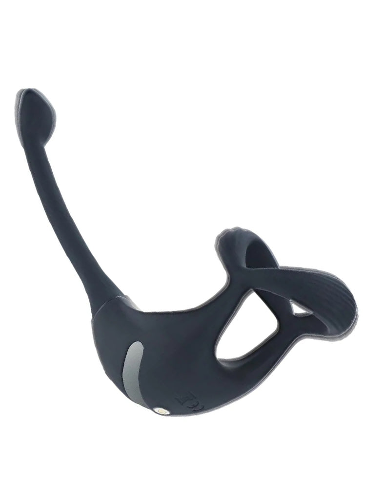LEVELZ Ferngesteuerter vibrierender Tri-O-Cockring mit Prostatastimulator