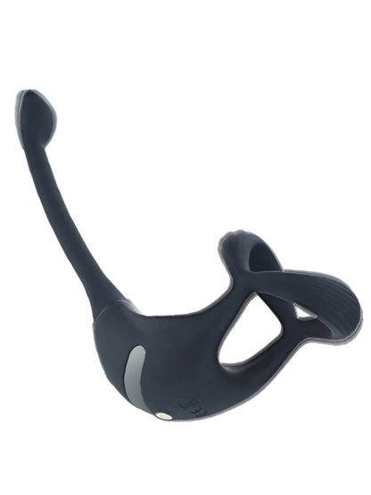 LEVELZ Ferngesteuerter vibrierender Tri-O-Cockring mit Prostatastimulator