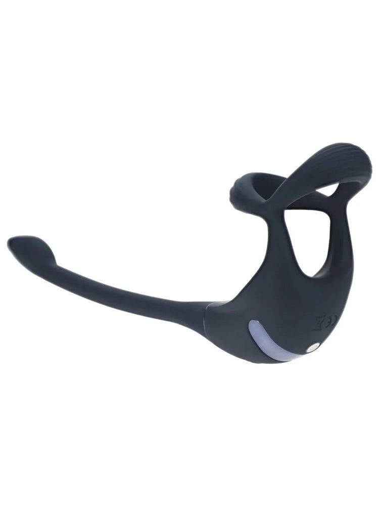 LEVELZ Ferngesteuerter vibrierender Tri-O-Cockring mit Prostatastimulator