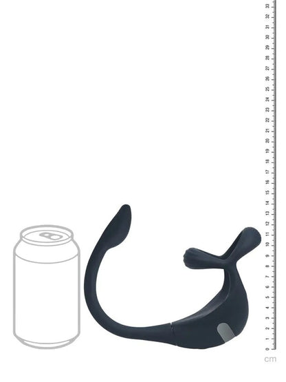 LEVELZ Ferngesteuerter vibrierender Tri-O-Cockring mit Prostatastimulator