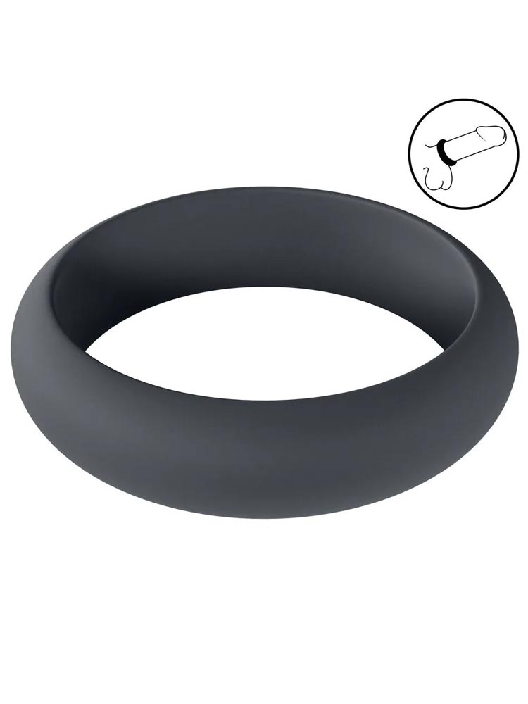 LEVELZ Silikon Wide O Cockring 35mm schwarz