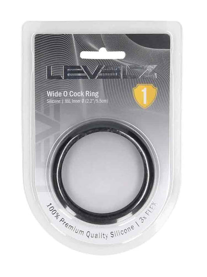 LEVELZ Silikon Wide O Cockring 55mm schwarz