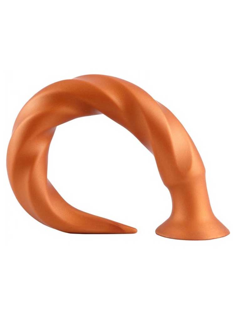 Long Tail Soft Butt Plug 50cm - large kupfer