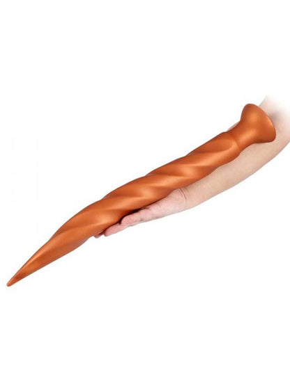 Long Tail Soft Butt Plug 50cm - large kupfer