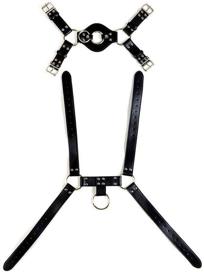 LOVEHIT Oberkörper-Harness Backside Vegan schwarz