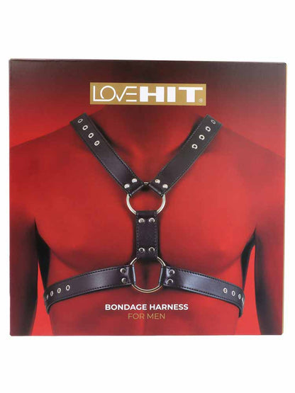 LOVEHIT Oberkörper-Harness Vegan schwarz