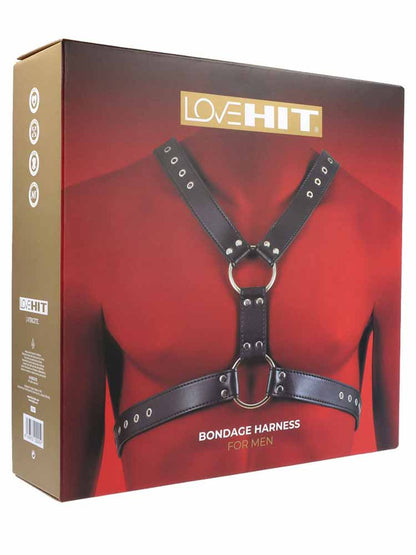 LOVEHIT Oberkörper-Harness Vegan schwarz