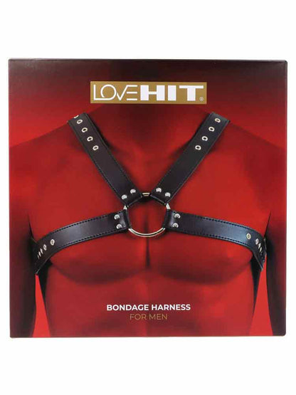 LOVEHIT Oberkörper-Harness Klassik Vegan schwarz