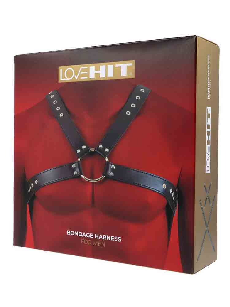 LOVEHIT Oberkörper-Harness Klassik Vegan schwarz