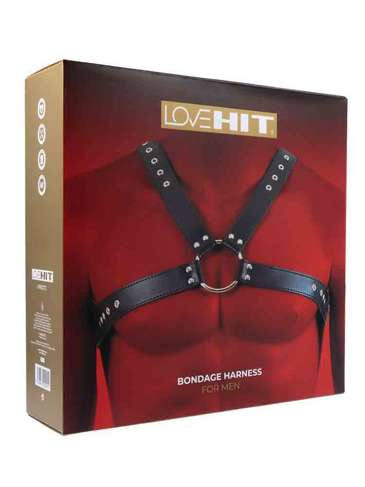 LOVEHIT Oberkörper-Harness Klassik Vegan schwarz